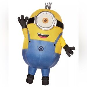 Inflatable Minion Costume in Yellow and Blue